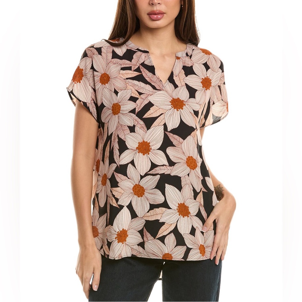 NWT Cabi 4540 Daisy Print Meadow Top Size S